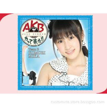 Durable 15*15cm Printed  Microfiber Glasses Cleaning Cloth